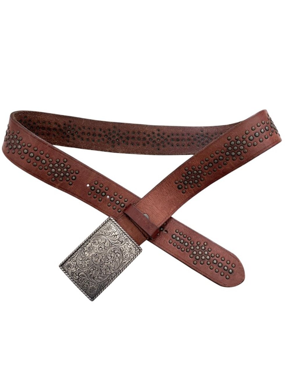 BANANA REPUBLIC studded casual leather belt sz S